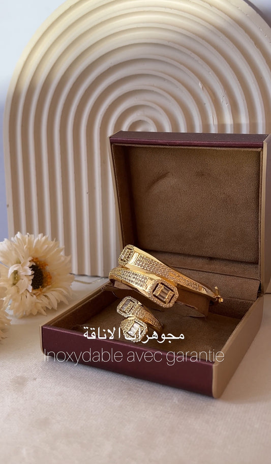 Bracelet et bague eva