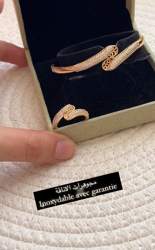 Braclet avec bague moderne